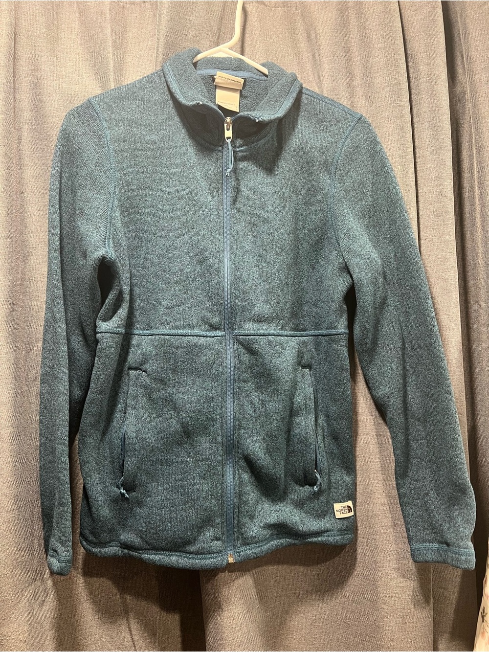 The North Face Teal Green Half-Zip Fleece Pullover